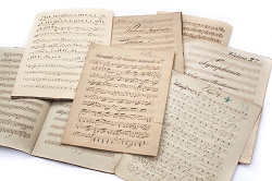 Music manuscripts