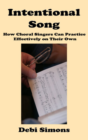 Cover of Intentional Song showing a sheet of choir music